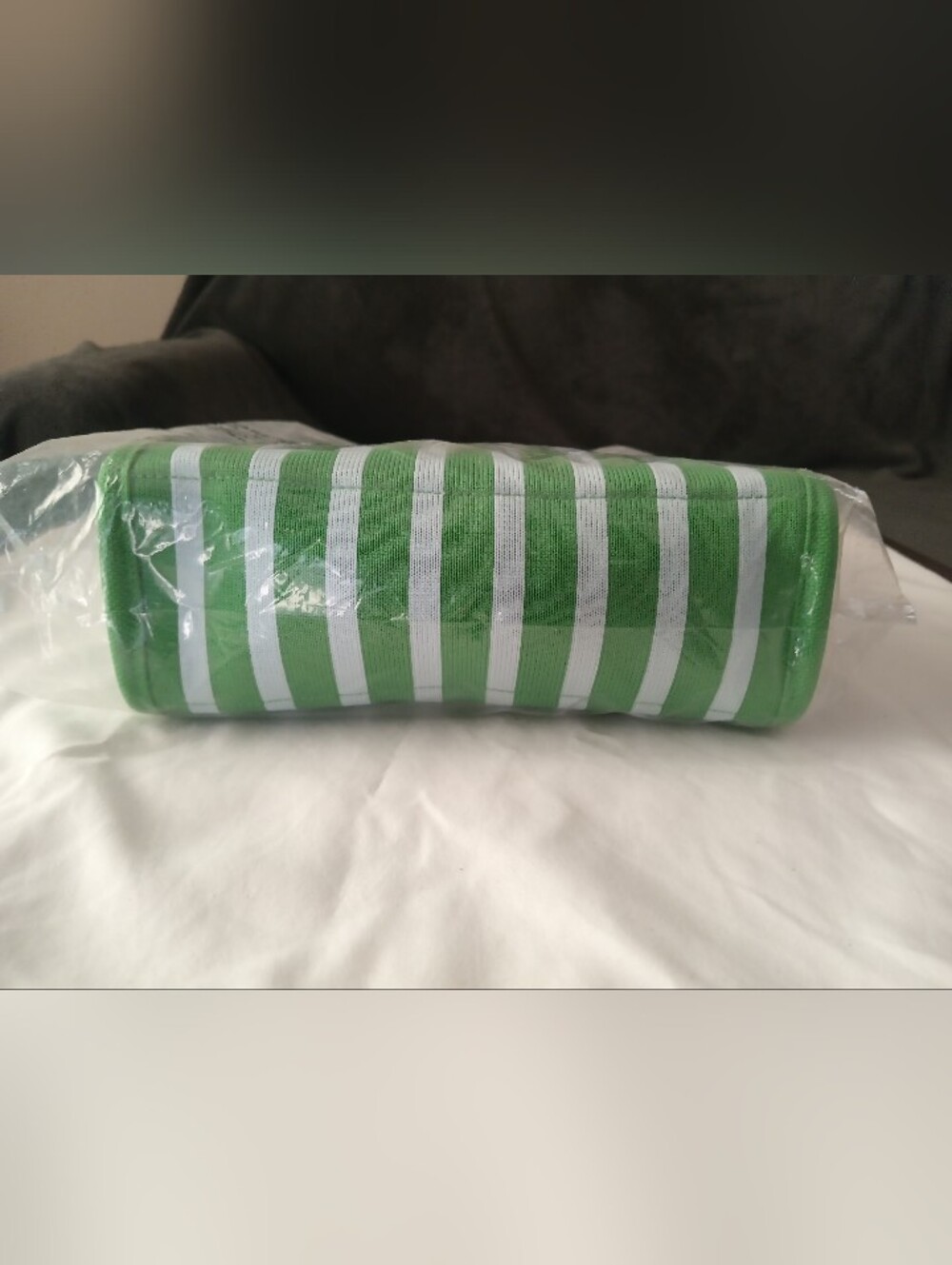kate spade X Target Green & White Striped Tote Bag and Card Case - Picture 2 of 4